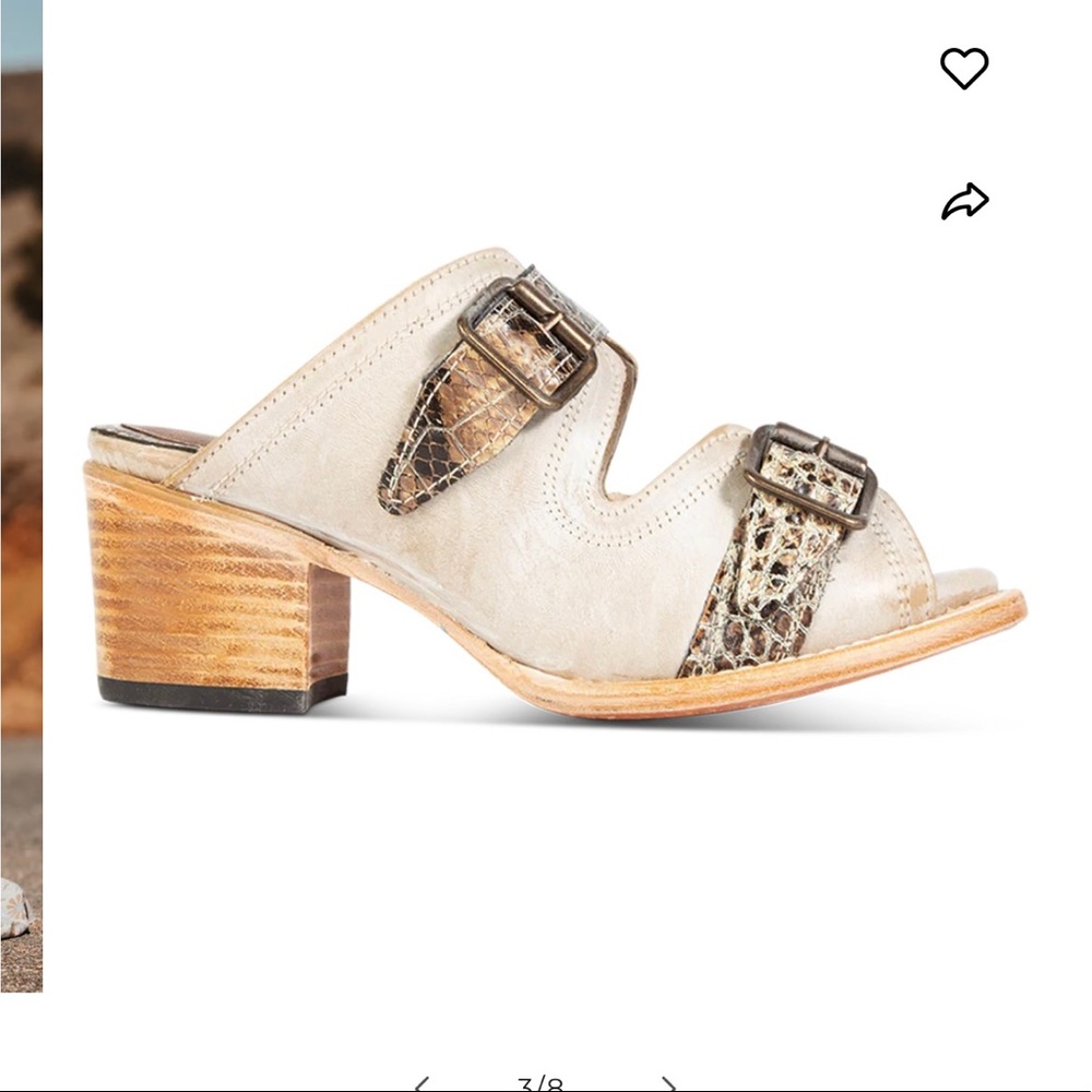 Freebird Caprice slides. All leather.